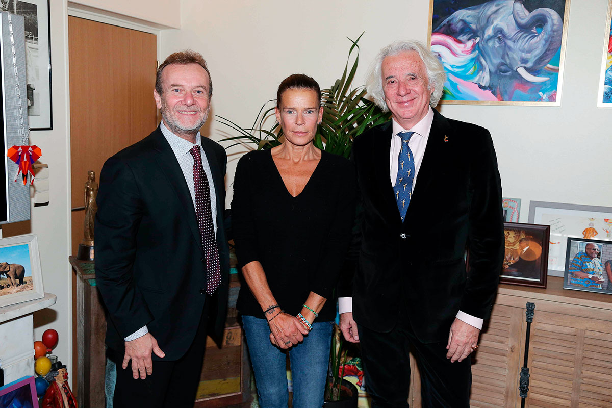 Con SAS Stéphanie de Monaco e Roberto Bianchin
