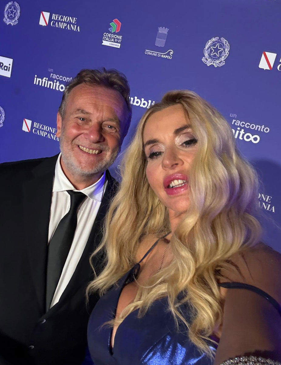 Con Valeria Marini alla Notte dei Palinsesti RAI