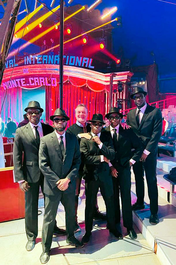 Con i Black Blues Brothers al Festival Internazionale di Monte Carlo